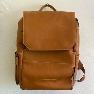 Atlas Supply Co. Minimalist leather backpack